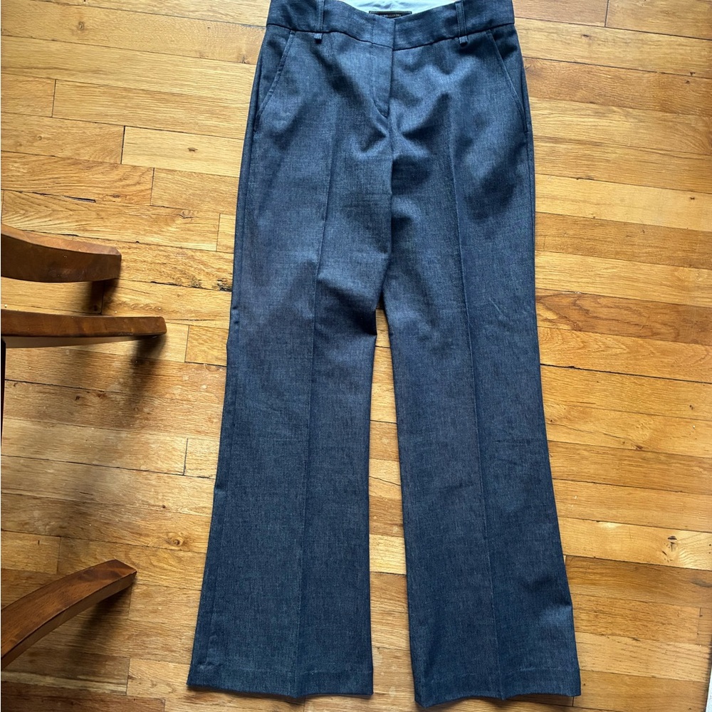 Palazzo BCBGMaxAzria Black and Gray Modern Flare Pants